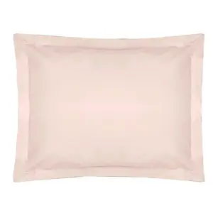 Plain Dye 200 TC Egyptian-Quality Cotton Oxford Pillowcase Powder Pink