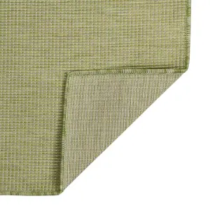 Outdoor Flatweave Rug 200x280 cm Green