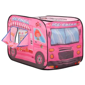 Berkfield Children Play Tent Pink 70x112x70 cm