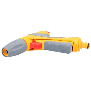 Hozelock Jet Spray Plus Nozzle Garden Hose Pipe Water Gun 3 Function Cleaning