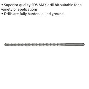 18mm x 540mm SDS Max Drill Bit for Masonry - Durable and High Performance