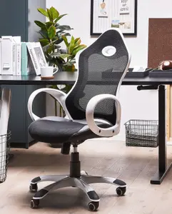 Office Chair Black-White iCHAIR