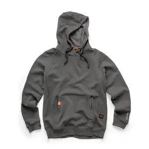 Scruffs Eco Worker Hooded Jumper Graphite Grey - XL