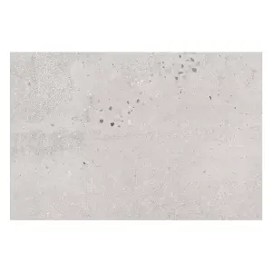 Mythos Matt White Stone Effect Porcelain Outdoor Tile - Pack of 10, 5.4m² - (L)600x(W)900mm