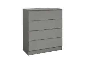 Birlea Oslo 4 Drawer Chest Grey