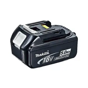 Makita BL1850 18v 2 x 5.0ah Lithium Batteries DC18RD Dual Port Charger + Makpac