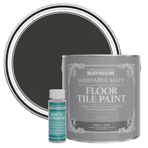 Rust-Oleum Dark Magic Washable Matt Floor Tile Paint 2.5L