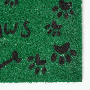 Homescapes Wipe Your Paws Coir Door Mat