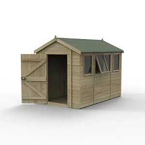 Timberdale 10x6 Apex Shed - Four Windows