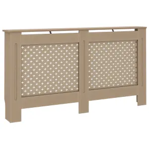 Berkfield Radiator Cover 152x19x81 cm MDF