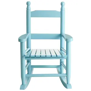 Interiors by Premier Blue Rocking Chair, Non-Harmful Children's Chair, Easy to Balance Kiddie Chair, Adjustable Playroom Chair