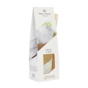 Wax lyrical Fresh Linen Reed diffuser, 40ml