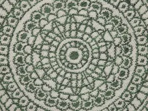 Reversible Round Area Rug 140 cm Green YALAK