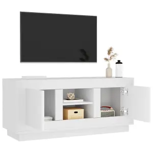 Berkfield TV Cabinet White 102x35x45 cm Engineered Wood