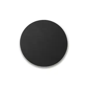 Luminosa Board Led Black Round Flush Wall Lamp 8W 2700K