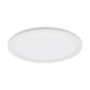 300mm Modern Sleek Ceiling Light White Slim Round Low Profile 17W LED 4000K