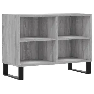 Berkfield TV Cabinet Grey Sonoma 69.5x30x50 cm Engineered Wood