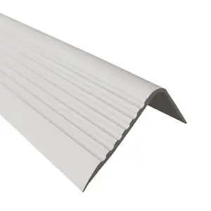 Stair non anti slip PVC nosing rubber angle step edge  RGPD 90cm gray