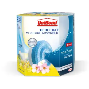 UniBond Aero 360 Wildflower Meadow Moisture absorber refill, Pack of 2