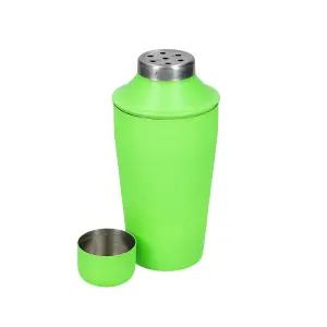 BarCraft 300ml Mini Neon Green Cocktail Shaker