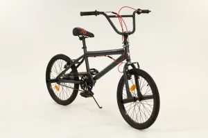 Toimsa 20" BMX Childrens Bicycle - Black - w/ Adjustable Handlebars