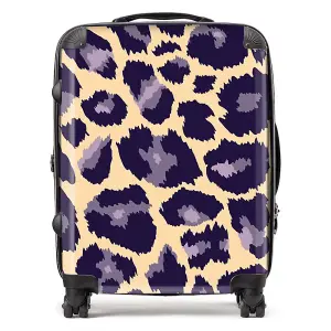 Leopard Print Suitcase - Large