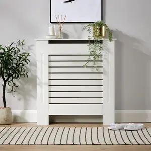 Home Source York Extra Small Radiator Cover White