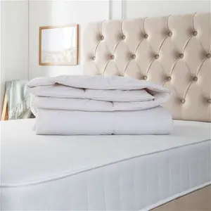 Wonderful Wool 10/13.5 Tog Cotton Cover Duvet Slumberdown Size: Single