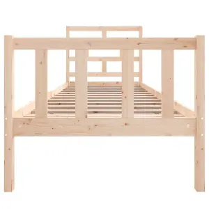 Berkfield Bed Frame Solid Wood Pine 75x190 cm 2FT6 Small Single