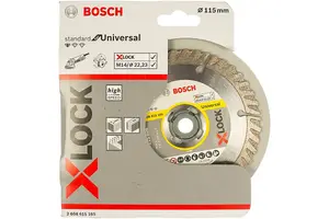 2 X Bosch XLOCK Pro Universal Grinder Diamond Blade High Speed 4.5" 115mm x 22mm