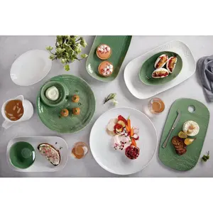 Maxwell & Williams Panama Ceramic Cheese Board Green