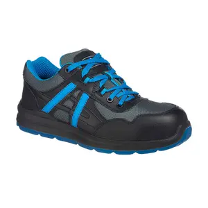 Portwest Mersey Safety Trainer S1P Black/Blue