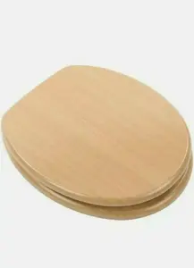 Universal Pine Toilet Seat with Fixings