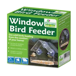 Greena Bird Care Window Bird Feeder