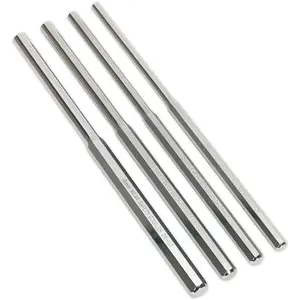 Professional 4 Piece 350mm Extra-Long Parallel Pin Punch Set - Chromoly Steel