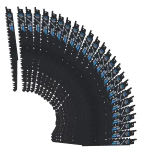 240mm Reciprocating Saw Blade 5 TPI Cutting Wood Extra Sharp Fast Cut 25pk