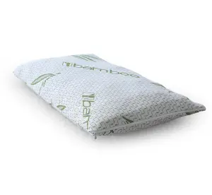 Bamboo Pillow Shredded Memory Foam Anti-Bacterial Orthopedic Head Neck Support Pillow