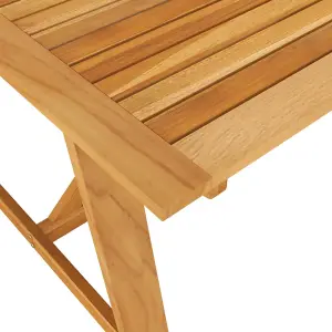 Berkfield Garden Dining Table 206x100x74 cm Solid Acacia Wood