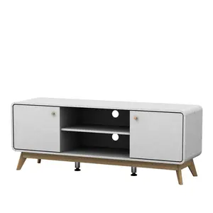 Justine TV Stand for TVs up to 60" White