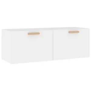 Berkfield Wall Cabinet White 100x36.5x35 cm Engineered Wood