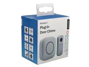 Uni-Com 98440GB+90022 Plug-in Door Chime UNC68648