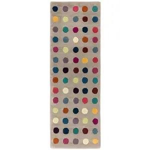 Asiatic Funk Spotty Multi Rug-70 X 200 (Runner)