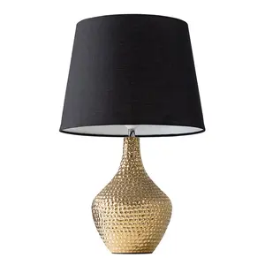 Verlene Ceramic Table Lamp Black