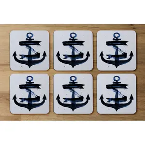 Square 6 Piece Coaster Set (Set of 6)