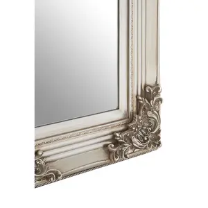 Interiors by Premier Baroque Rectangle Silver Wall Mirror