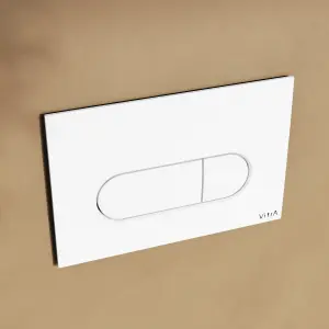 VitrA Loop White Round Flush Plate