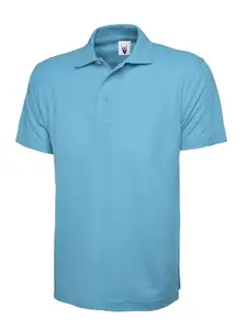 Uneek - Unisex Classic Poloshirt - 50% Polyester 50% Cotton - Sky - Size S