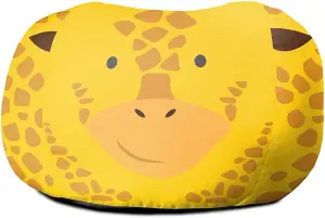 rucomfy Printed Indoor Giraffe Animal Children's Medium Beanbag