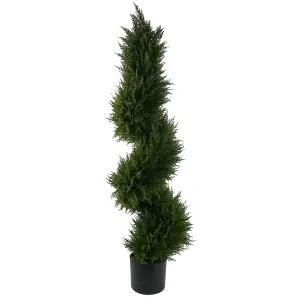 120cm Spiral Cypress Tree Artificial Topiary