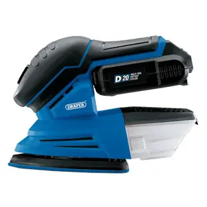 Draper  D20 20V Tri-Base Detail Sander (Sold Bare) 55657